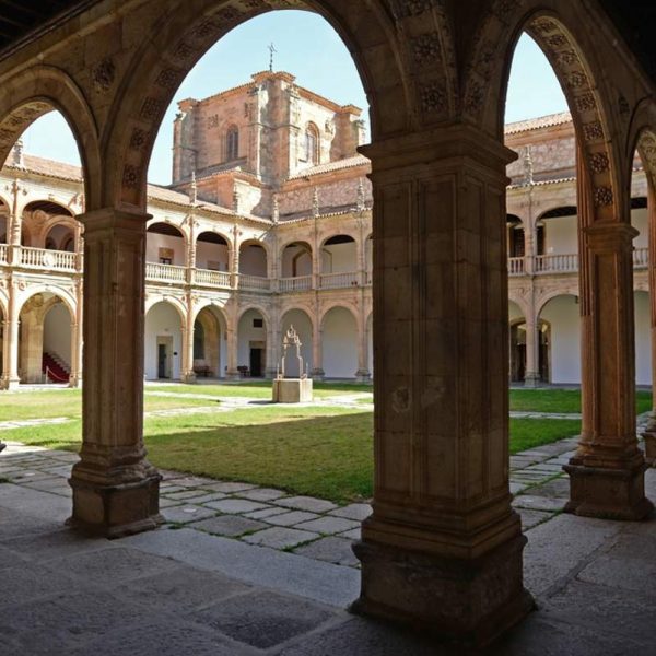 Salamanca,,Spain,-,October,9,,2021:,Cloisters,Of,The,Colegio
